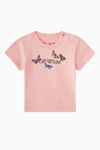 Bookish Butterfly Graphic T-shirt in Cotton