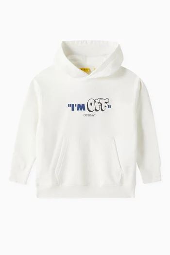 Logo Graphic Hoodie in Cotton