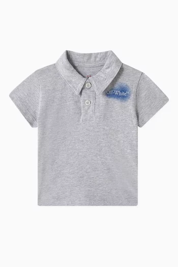 Arrow Spray Polo Shirt in Cotton