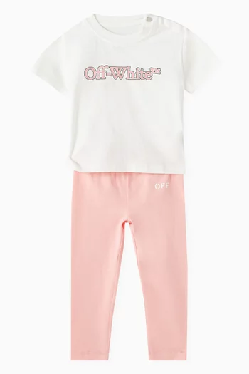 Off Stamp Leggings in Cotton