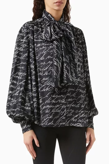 Love Letter Shirt in Viscose