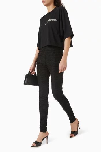 Love Letter Jacquard Leggings
