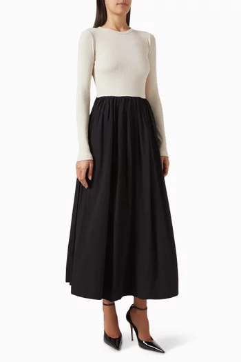 Yasmira Midi Dress in Cotton