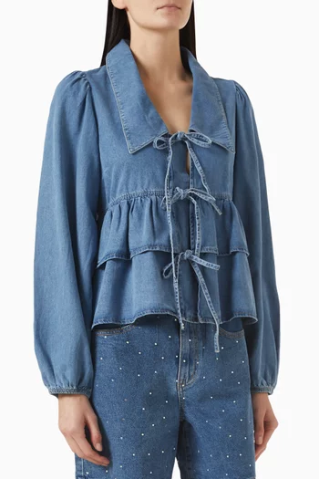 Yascelinde Top in Cotton