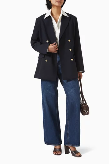 Yasimula Double-breasted Blazer