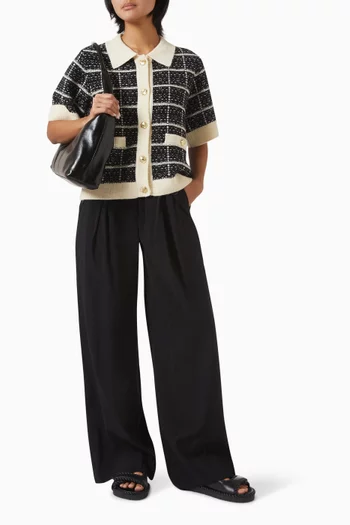 Yasmirak Wide-leg Pants in Viscose Blend