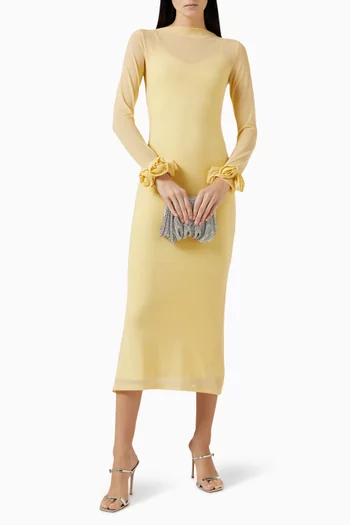 Mesh Midi Dress