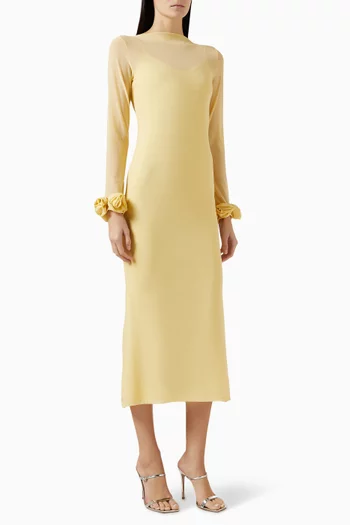 Mesh Midi Dress