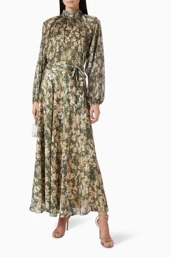 Belted Maxi Skirt