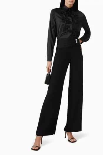 Floral Applique Shirt