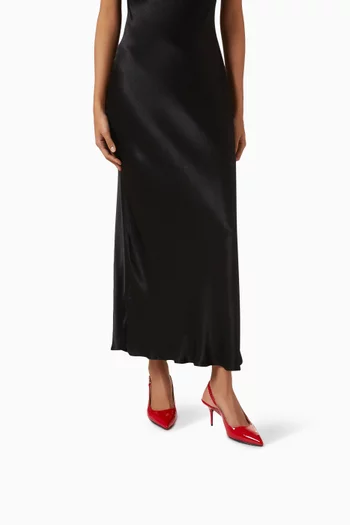 Love Chain-strap 65 Slingback Pumps in Patent Leather