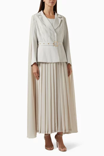 Embellished 2-piece Abaya Set