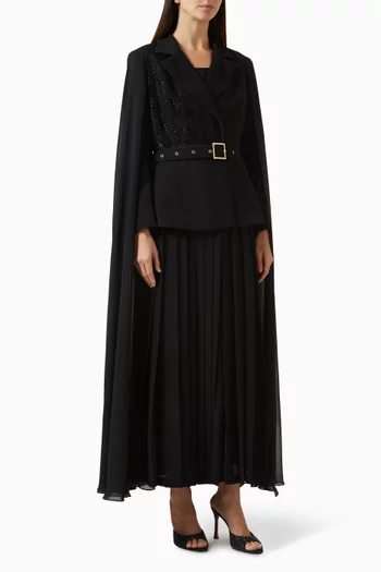 Embellished 2-piece Abaya Set