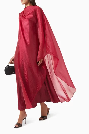 Pleated Draped Gown