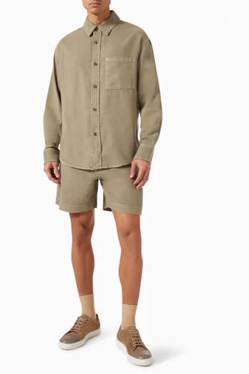 Early Dawn Overshirt in Cotton Blend
