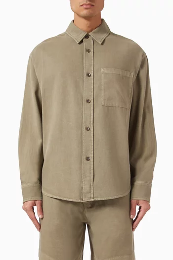 Early Dawn Overshirt in Cotton Blend