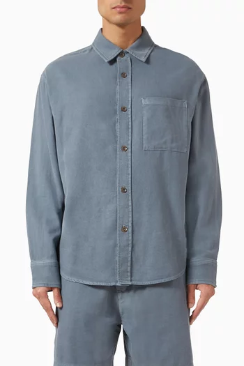 Early Dawn Overshirt in Cotton Blend
