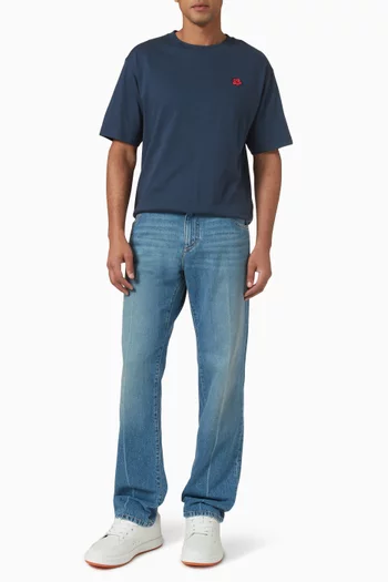 Boke Flower Embroidered T-shirt in Cotton