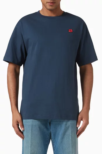 Boke Flower Embroidered T-shirt in Cotton