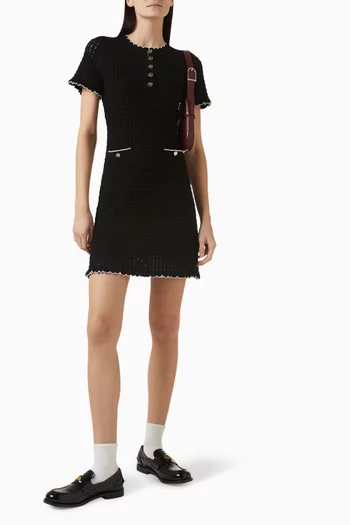 Dory Sweater Mini Dress in Viscose-knit
