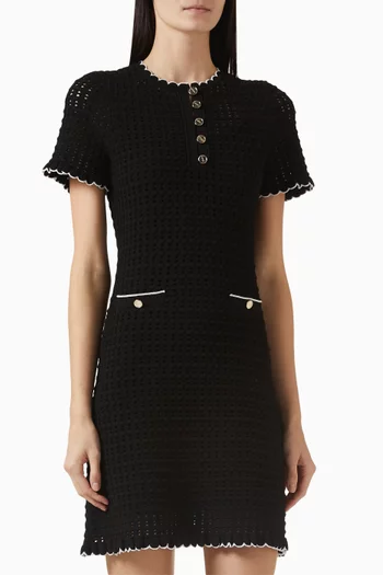 Dory Sweater Mini Dress in Viscose-knit