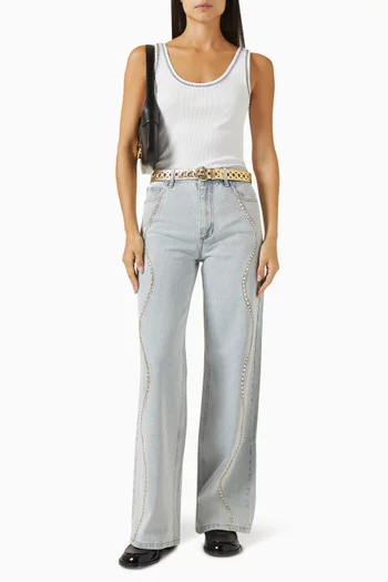Rib Tank Top in Cotton