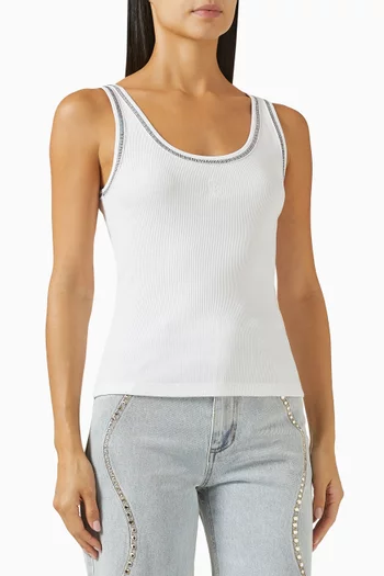 Rib Tank Top in Cotton