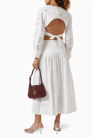 Open-back Crop Top in Cotton