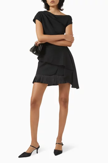 Ezrah Mini Skirt in Viscose-blend