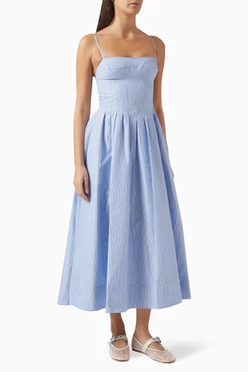 Kittiya Midi Dress in Cotton Blend