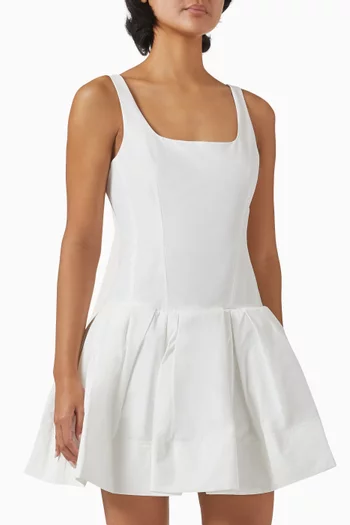 Lucy Mini Dress in Cotton Faille