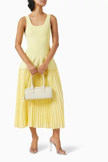 Allana Midi Dress in Knit Georgette