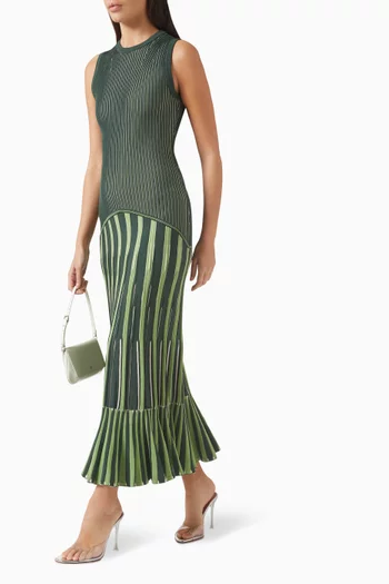 Zhane Maxi Dress in Viscose-knit
