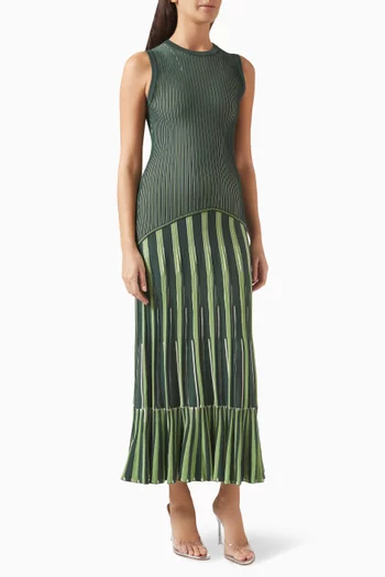 Zhane Maxi Dress in Viscose-knit