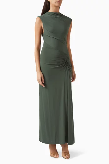 Acacia Maxi Dress in Viscose Blend