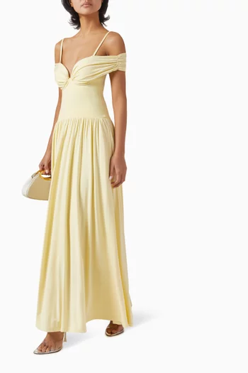 Amarantha Off-shoulder Dress in Jersey
