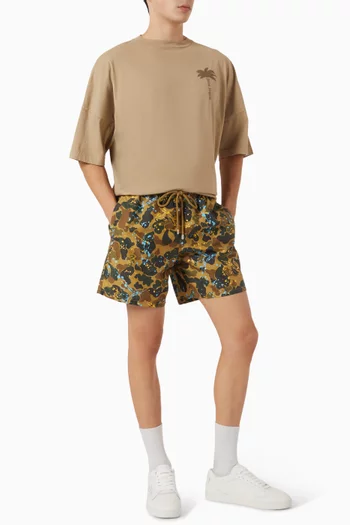 x Vilebrequin Painting Camo Swim Shorts