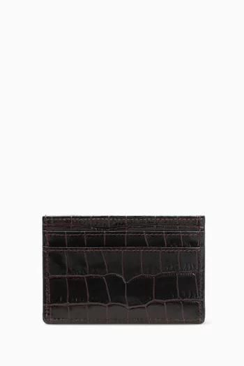 Flat Card Holder in Mara Leather