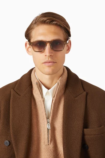 Riviera D-frame Sunglasses in Acetate