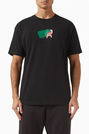Comic Santa T-shirt in Cotton-jersey