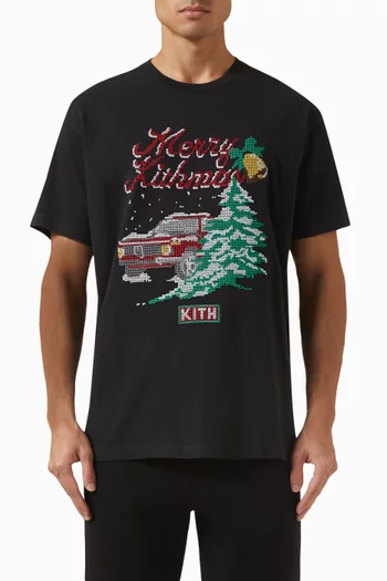 Kithmas Needlepoint T-shirt in Cotton-jersey