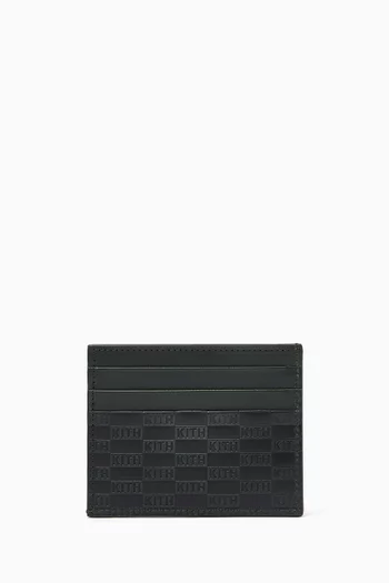 Monogram Card Holder in Leather