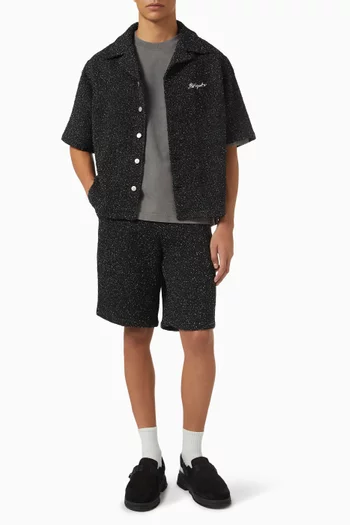 Gil Shorts in Textured Boucle