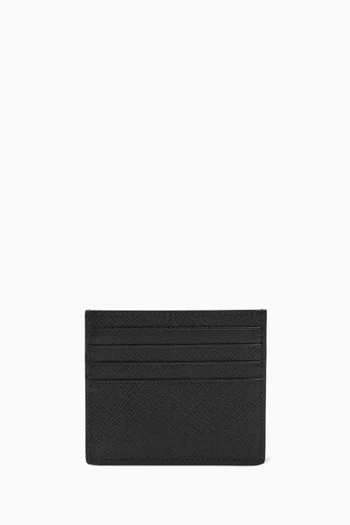 Flat Card Holder in Panama Leather