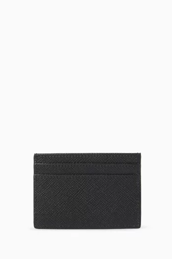 Flat Card Holder in Panama Leather