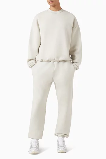 سويت شيرت ثقيل بفتحة رقبة مستديرة قطن 800 غرام لكل متر مربع