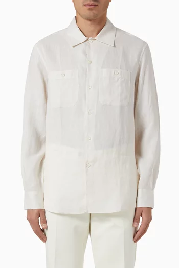 Easy-fit Shirt in Linen