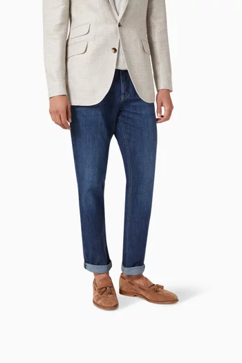 Tassel Loafers in Suede
