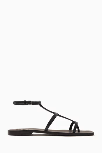 Precious Strap Sandals in Leather