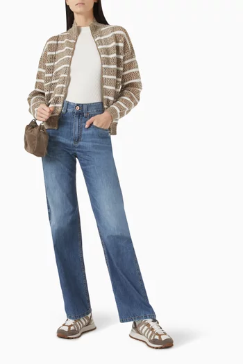 Knit Cardigan in Linen Blend